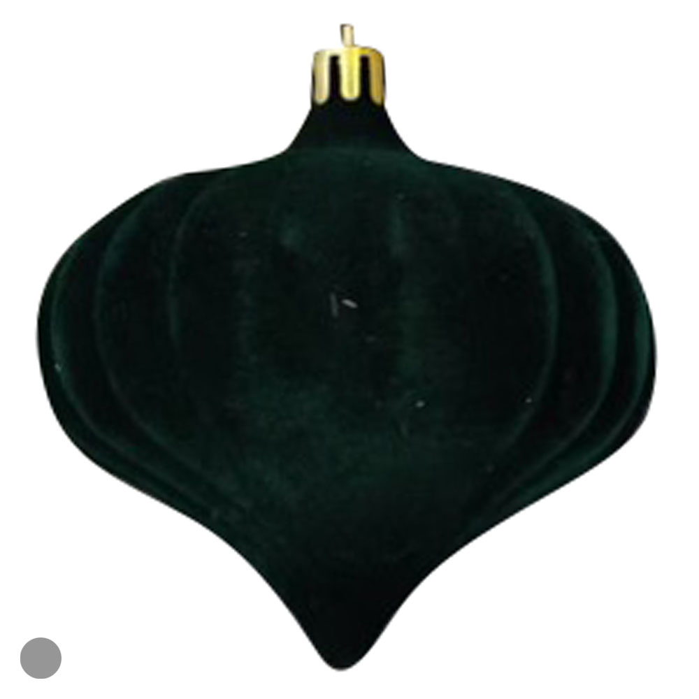 ENFEITE PENDENTE NATAL (VERDE ESCURO) 8cm 8D