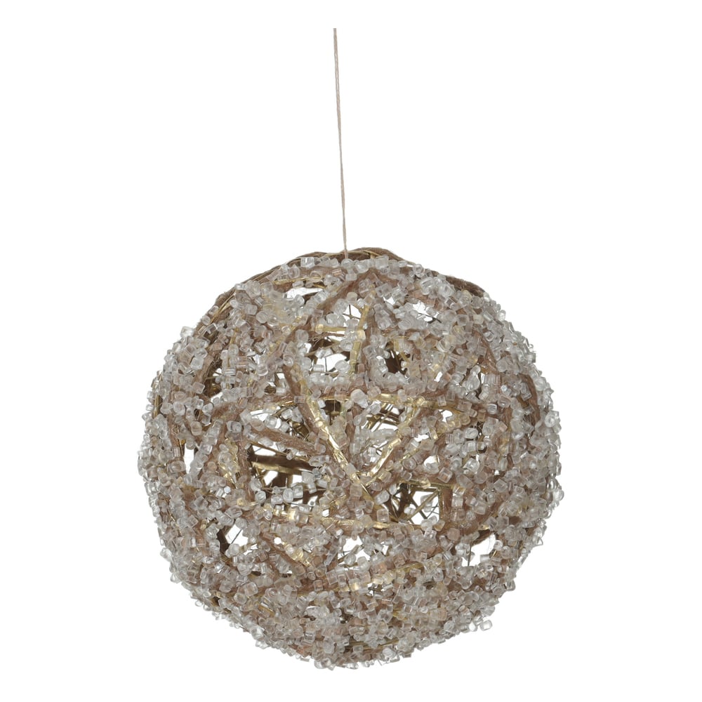 BOLAS DECORADAS NATAL (MARROM DOURADO) 15D