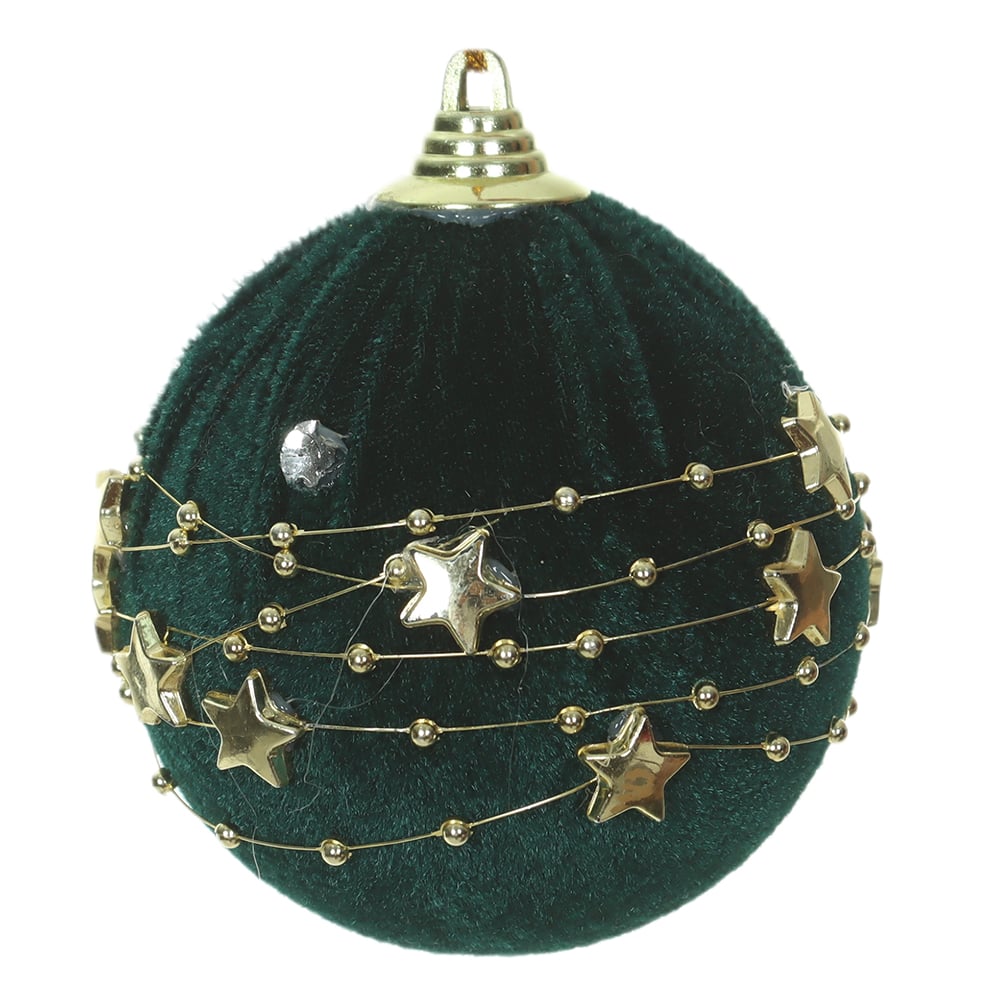 BOLAS DECORADAS NATAL (VERDE) 8D