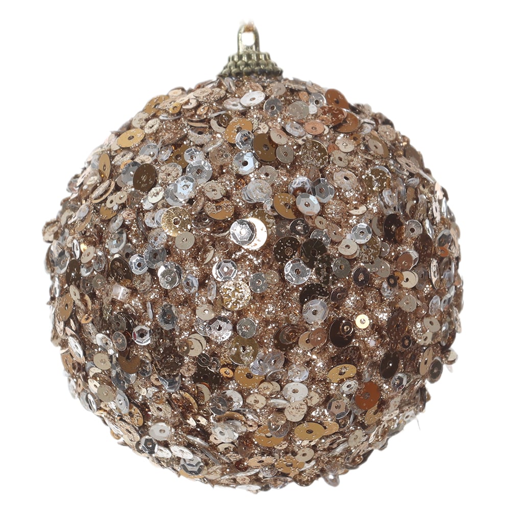 BOLAS DECORADAS NATAL (CHAMPANHE) 8D