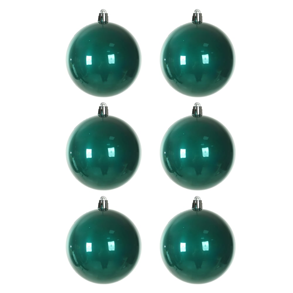BOLA PEROLADA NATAL C/6 (VERDE) 8D