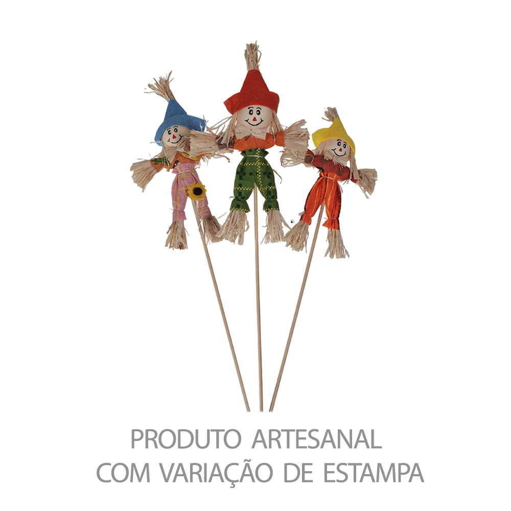 PICK PALITO GAROTO SAO JOAO C/6 UND (COLORIDO) 32cm