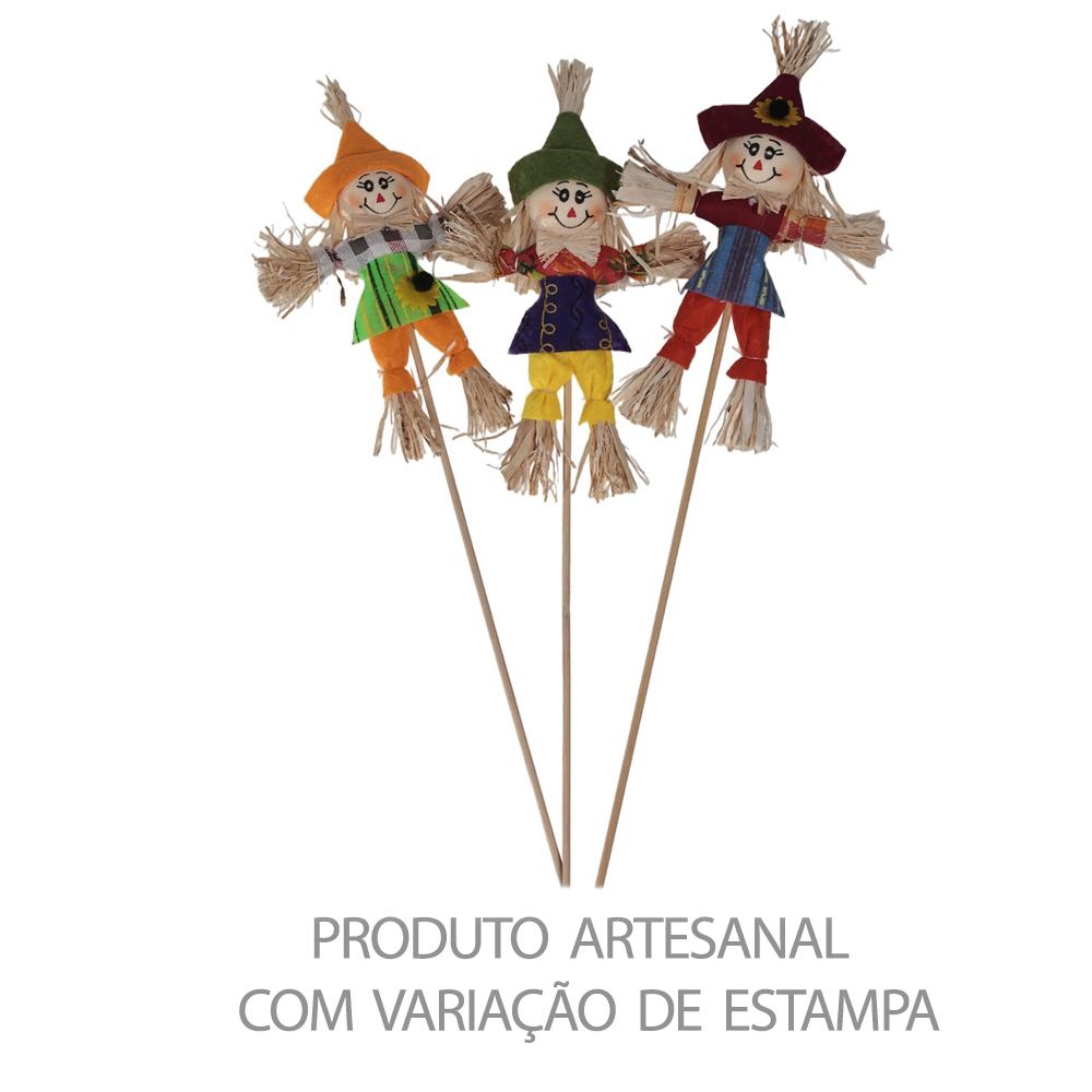 PICK PALITO GAROTA SAO JOAO C/6 UND (COLORIDO) 32cm
