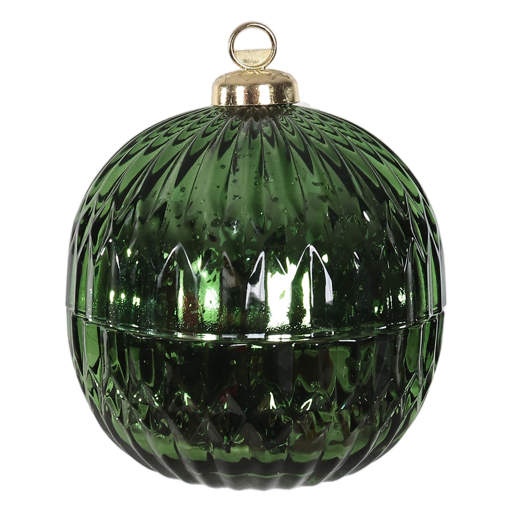 BOMBONIERE VIDRO (VERDE) 12,5X11cm