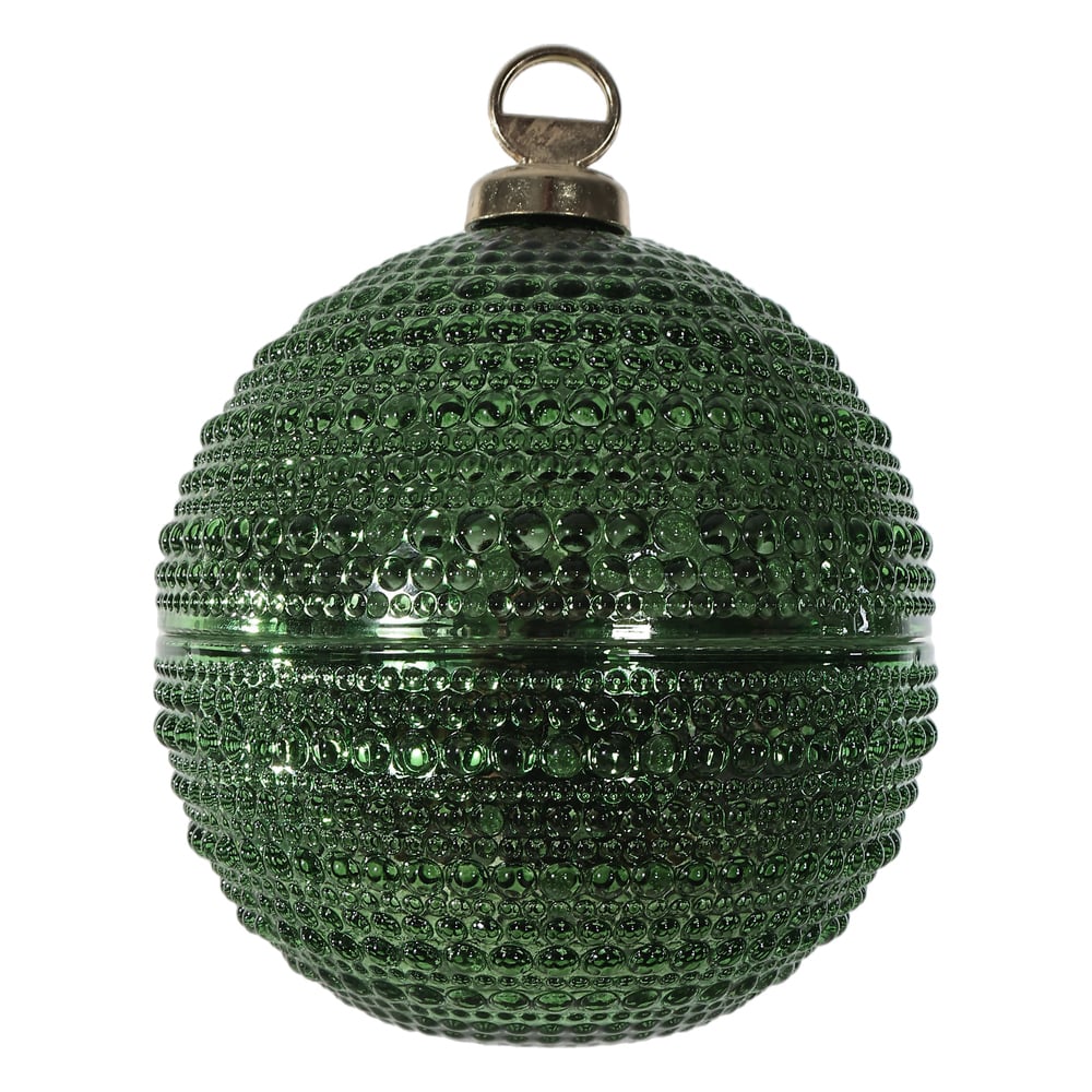 BOMBONIERE VIDRO (VERDE) 9,5X8cm