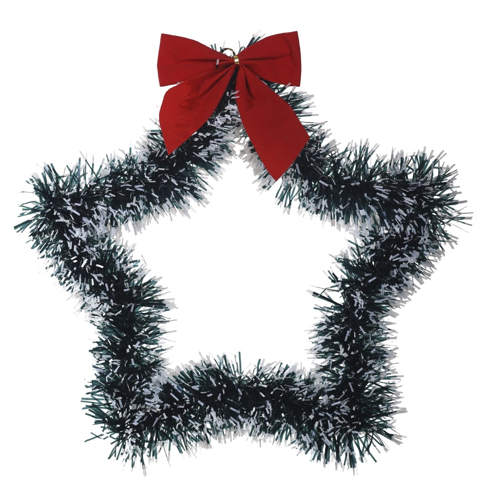 ESTRELA FESTAO FITA NATAL FOSCO (VERDE BRANCO) 50D