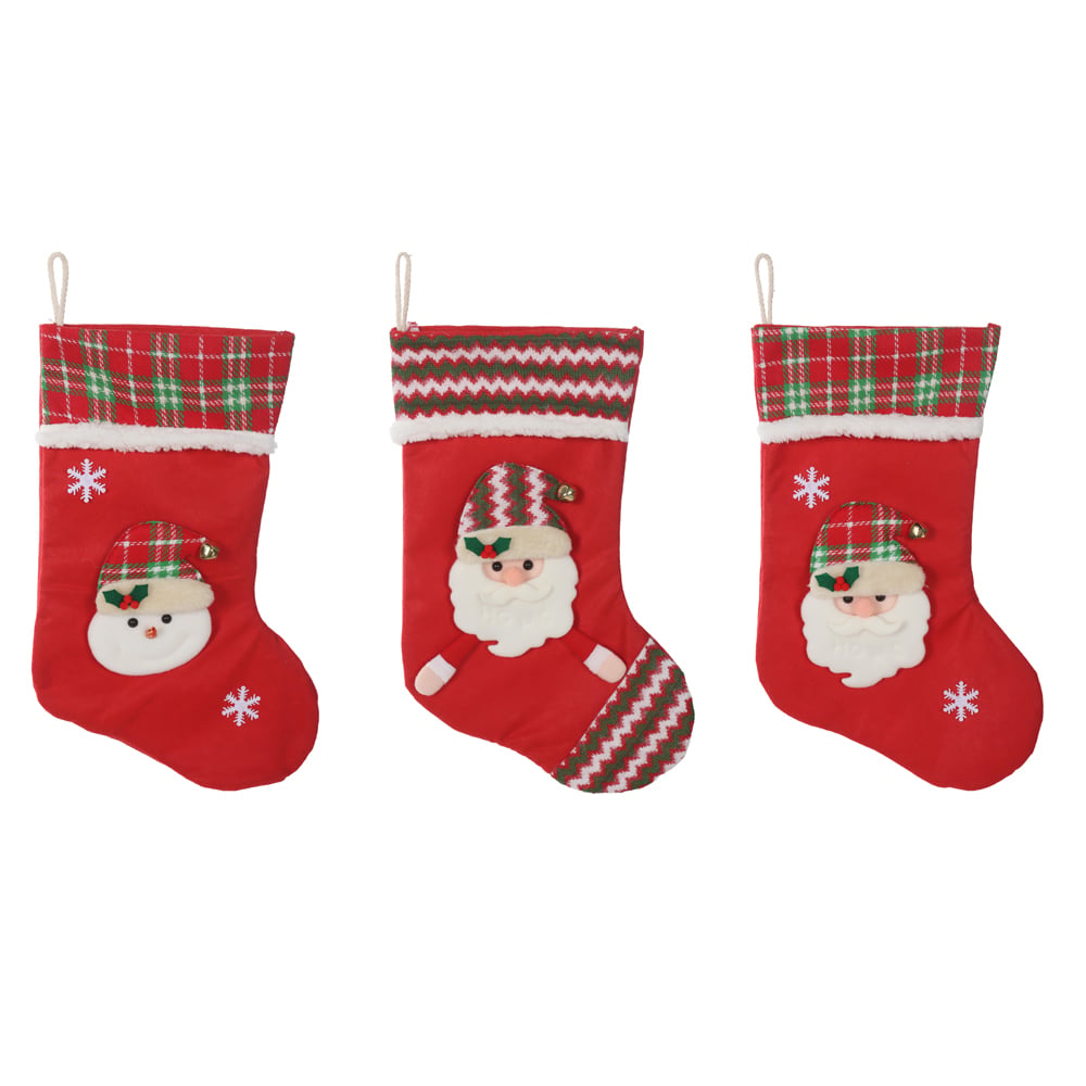 ACESSORIO SORTIDO MEIA NATAL (VERMELHO) 47X28,5cm