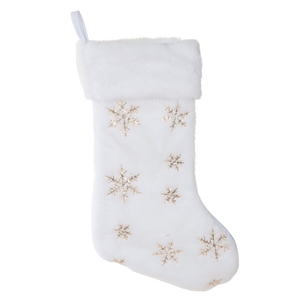ACESSORIO MEIA NATAL (BRANCO) 48X27cm