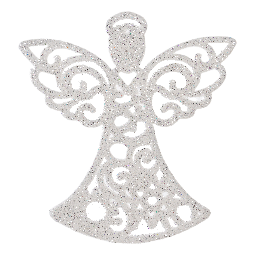 ENFEITE ANJO NATAL (BRANCO) 9,5X9cm