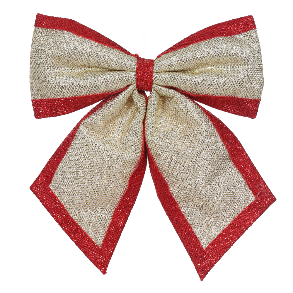 ENFEITE LACO NATAL (AMARELO) 32X37cm
