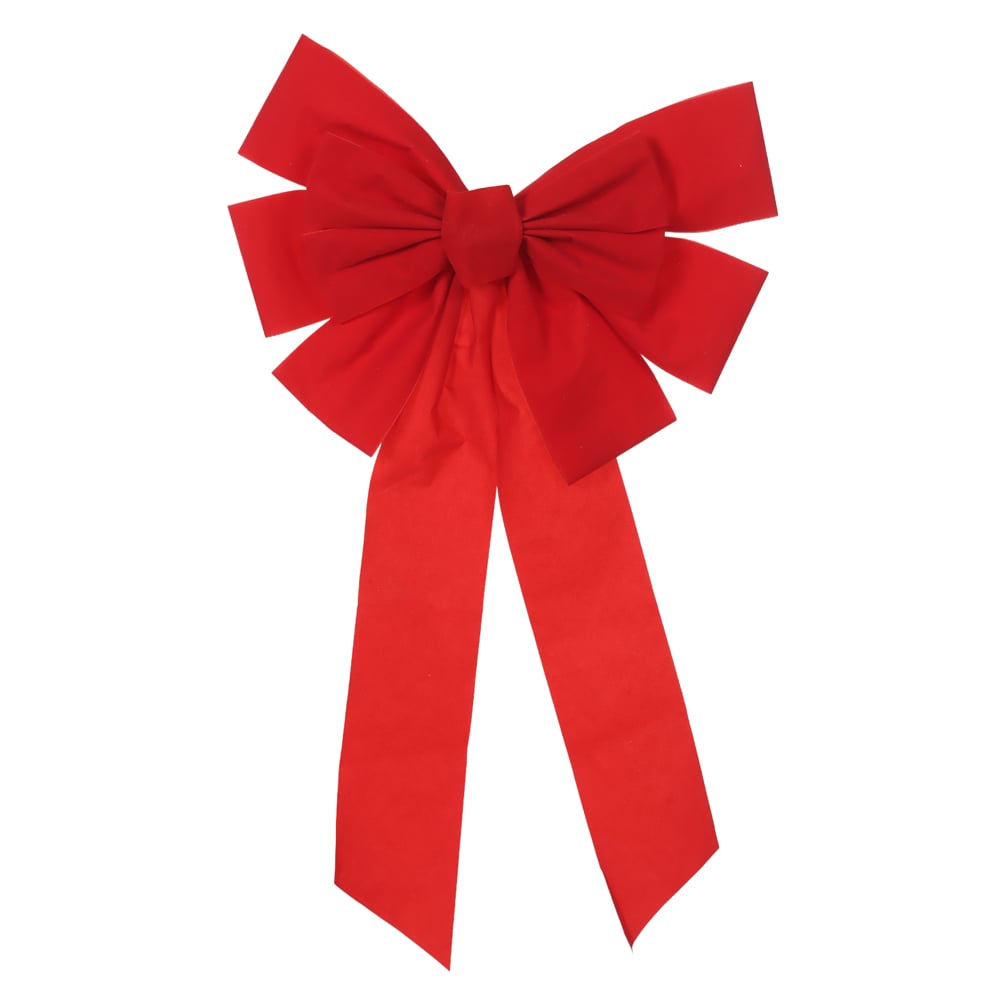 ENFEITE LACO NATAL (VERMELHO) 35X60cm