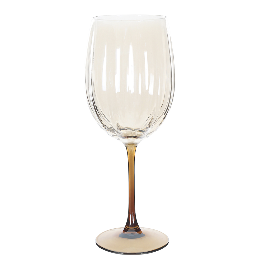 CJ TACAS VINHO TINTO 420ml 22,3X7,3cm C/6 PCS SOLAR (AMBAR)
