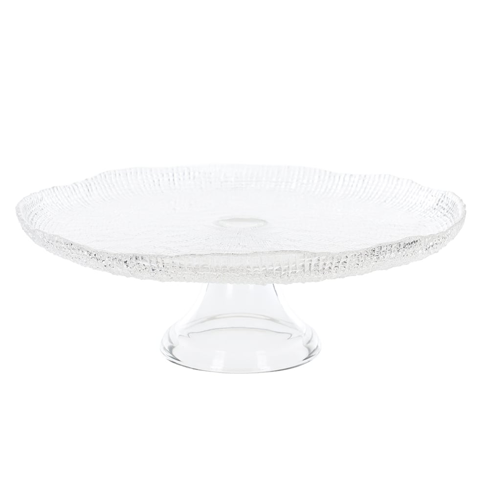 BOLEIRA 10X30,5cm C/ BASE ORGANICO (TRANSPARENTE)