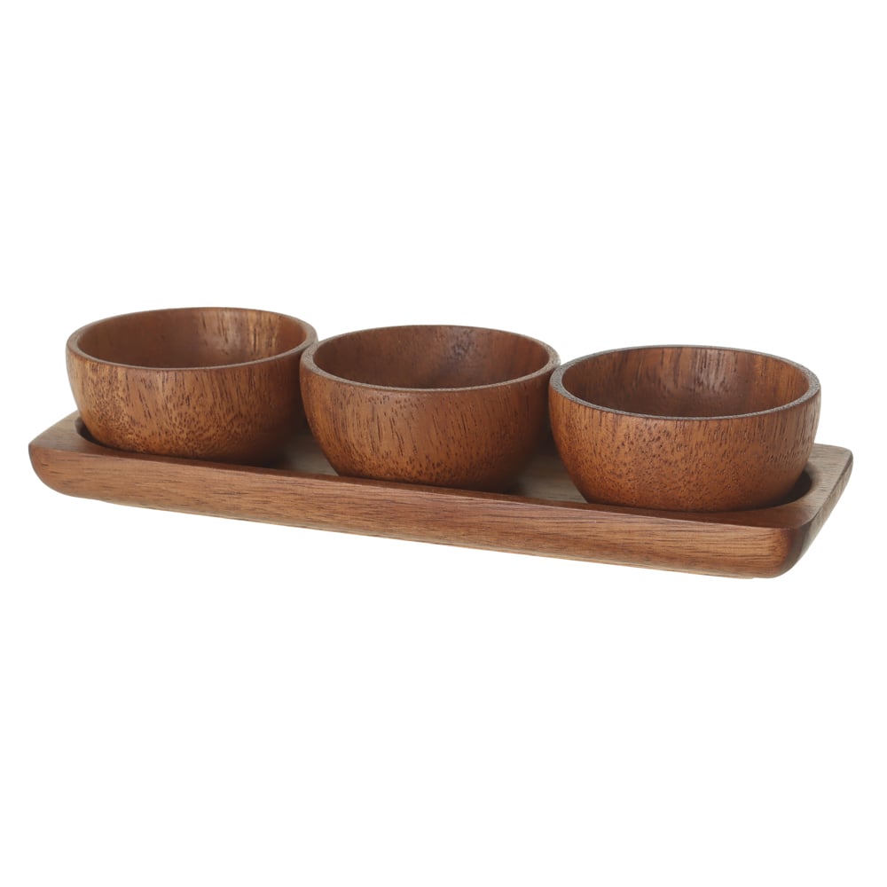 CJ PETISQUEIRAS MD ACACIA 4,5X7X20,3cm C/4 PCS (BEGE)