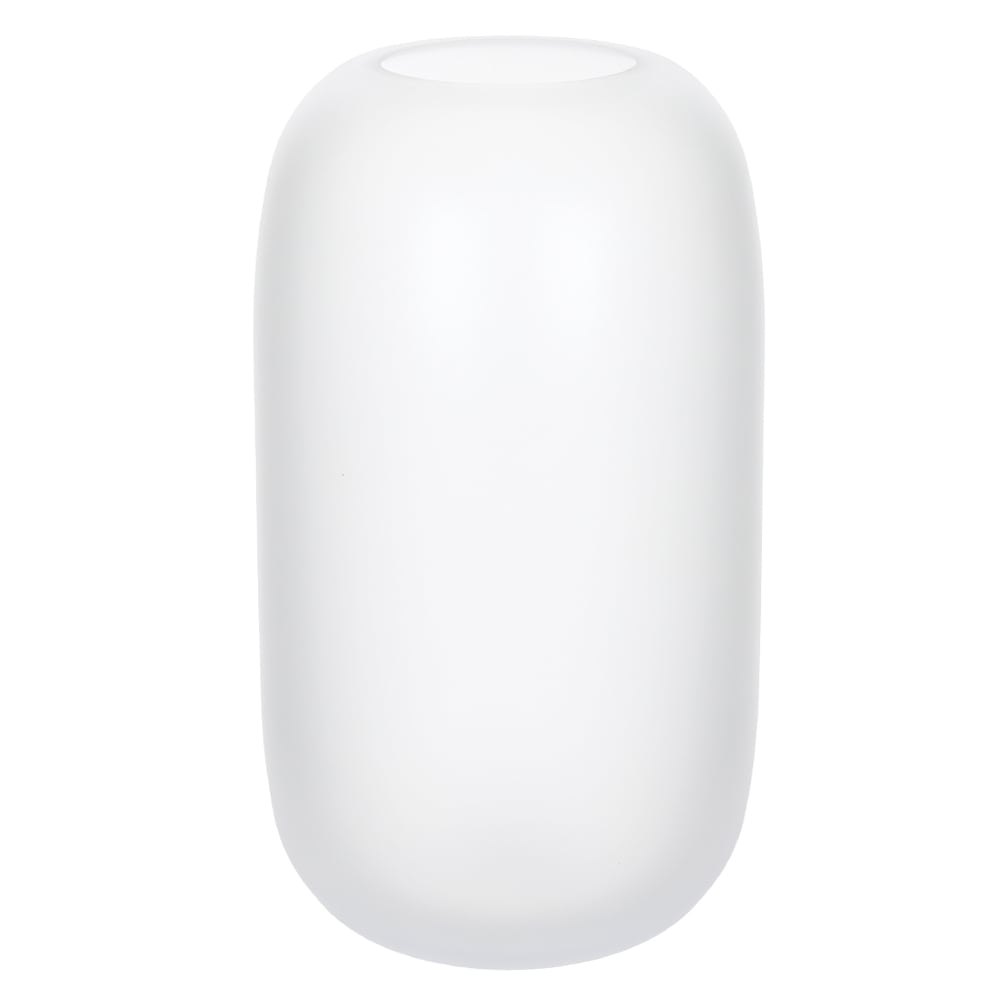 VASO DECORATIVO VIDRO (TRANSPARENTE FOSCO) 26,7cm 14,6d
