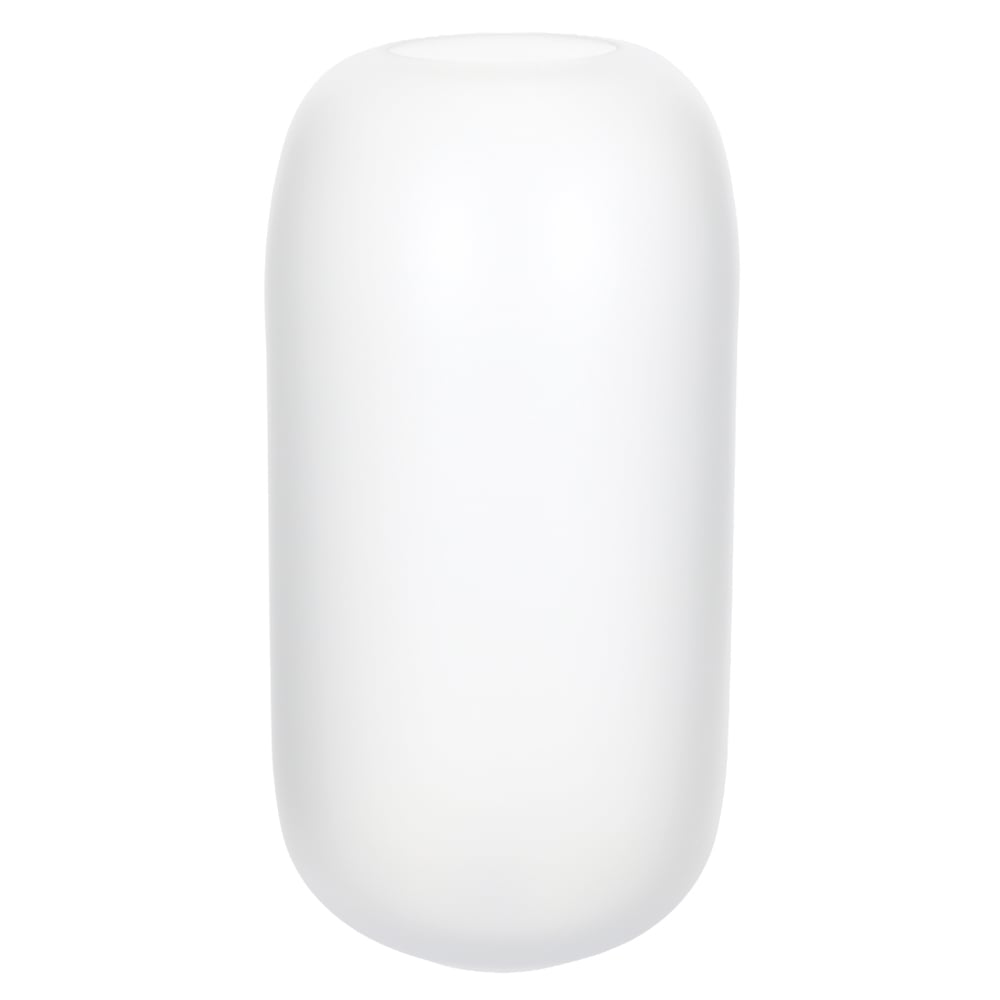 VASO DECORATIVO VIDRO (TRANSPARENTE FOSCO) 35cm 17,5d